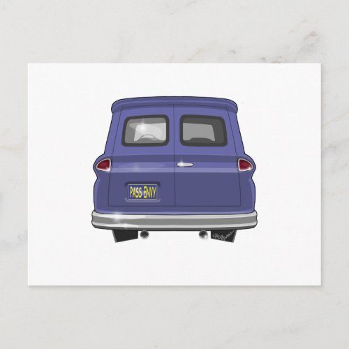 1963 GMC Chevy Panel Truck Postcard