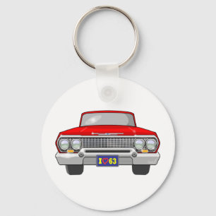 1963 I Love Chevrolet Keychain
