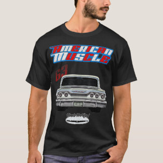 1963 Impala,Rockabilly,rusty,distressed,garage man T-Shirt