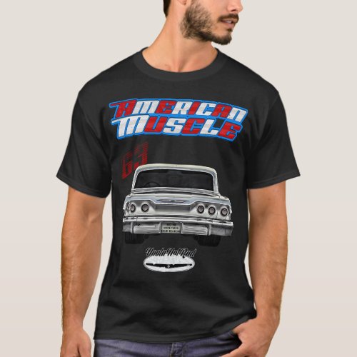 1963 Impala Rockabilly Rusty Distressed T_Shirt