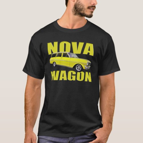 1963 nova chevy II wagon yellow T-Shirt