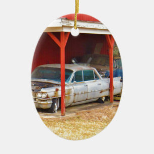 1963 Silver Sadan deville Ceramic Ornament