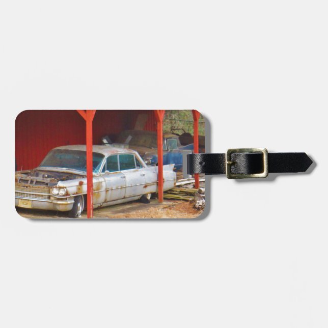 1963 Silver Sadan deville Luggage Tag (Front Horizontal)