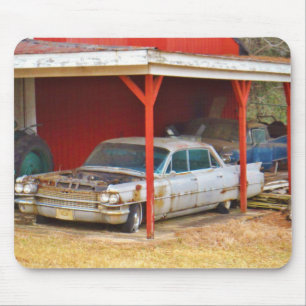 1963 Silver Sadan deville Mouse Pad