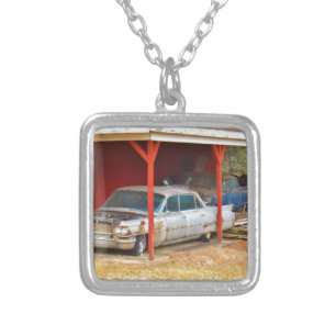 1963 Silver Sadan deville Plated Necklace