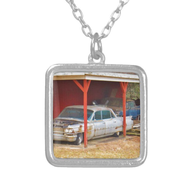 1963 Silver Sadan deville Plated Necklace (Front)