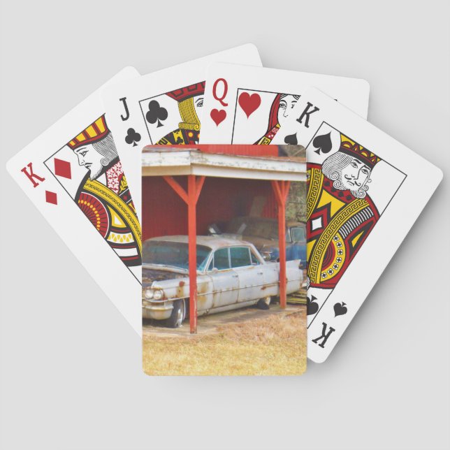 1963 Silver Sadan deville Poker Cards (Back)