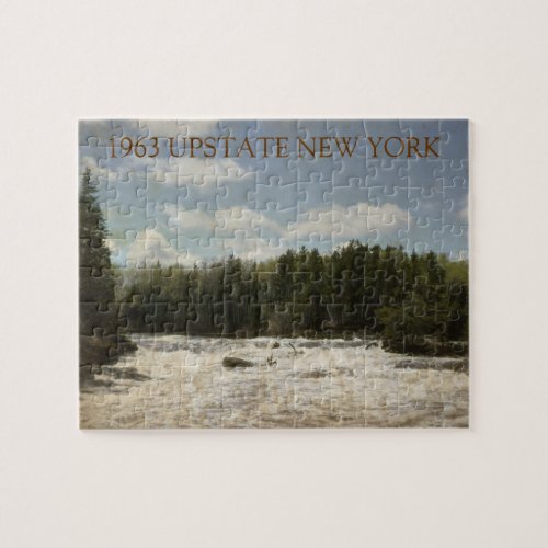 1963 UPSTATE NEW YORK Vintage Picture Puzzle