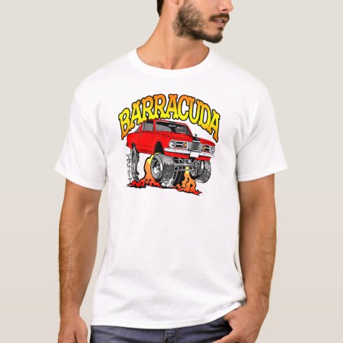 1964 1965 1966 Plymouth Barracuda Muscle Car T_Shirt