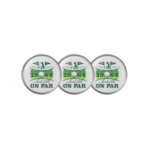 1964 60th Birthday Golf Humor Ball Marker