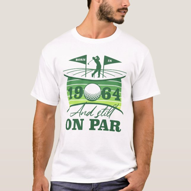 1964 60th Birthday Golf Humor T-Shirt (Front)