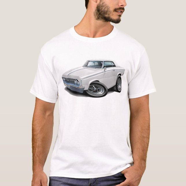 1964-65 Cutlass White Car T-Shirt (Front)
