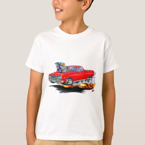 1964_65 El Camino Red Truck T_Shirt