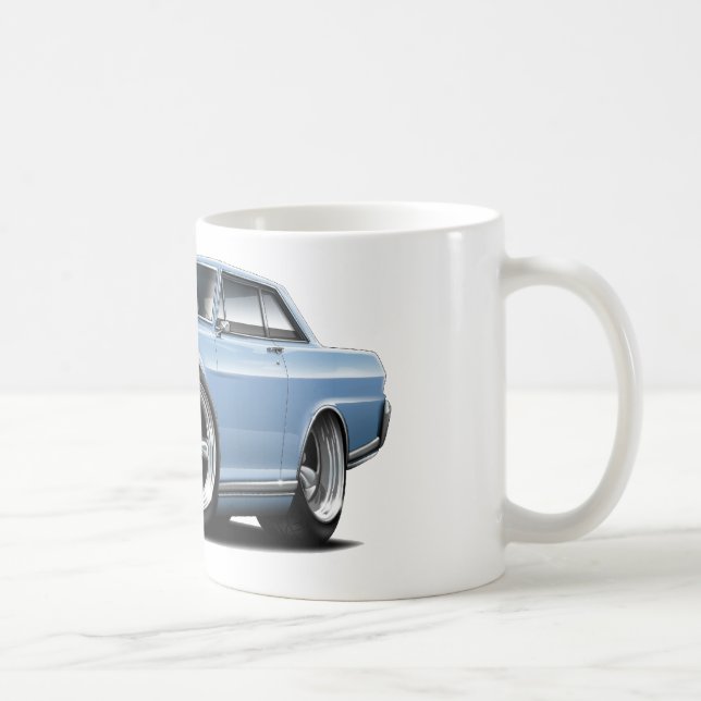 1964-65 Nova Lt Blue Car Coffee Mug (Right)