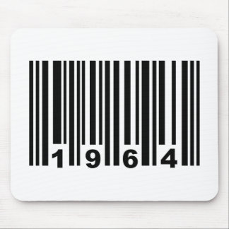 1964 barcode mouse pad