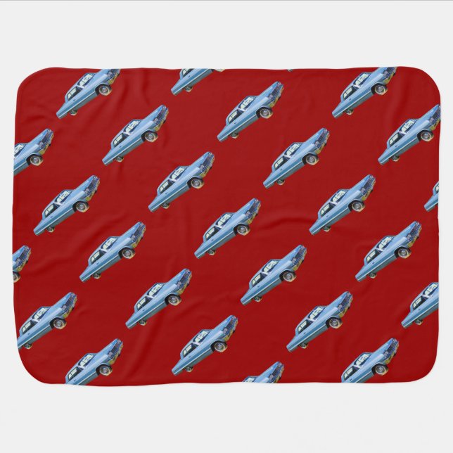 1964 Chevrolet Impala Antique Car Baby Blanket (Horizontal)