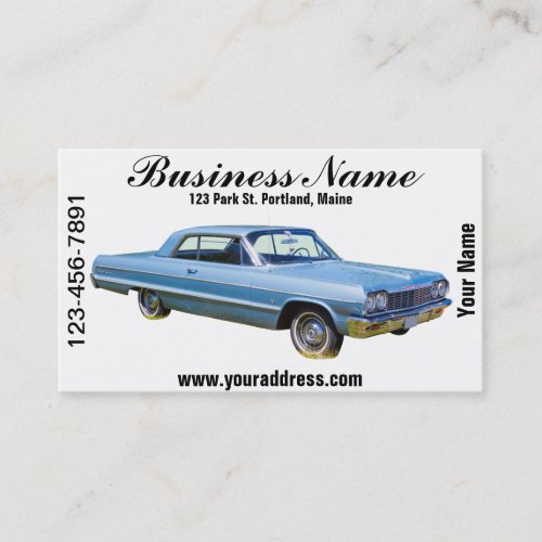 1964 Chevrolet Impala Antique Car Business Card