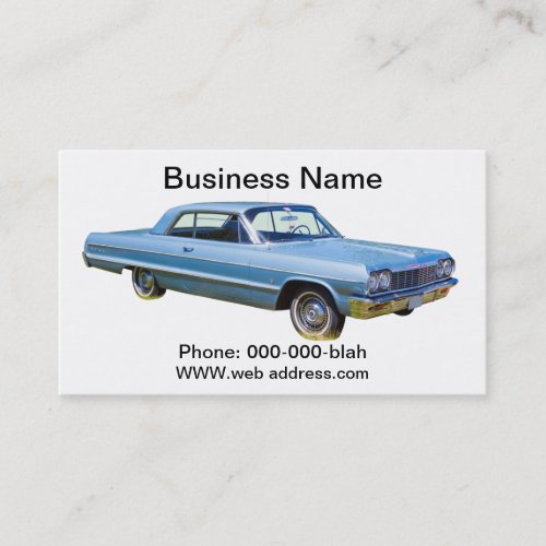 1964 Chevrolet Impala Antique Car Business Card