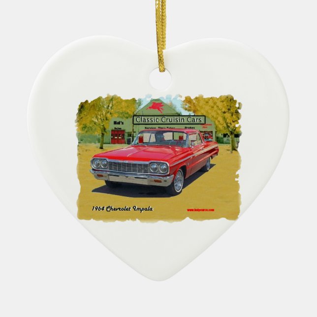 1964_Chevrolet_Impala Ceramic Ornament (Front)