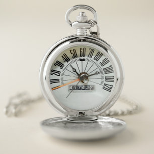 1964 Classic Car Speedometer Pocket Watch
