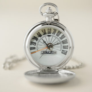 1964 Classic Car Speedometer Pocket Watch
