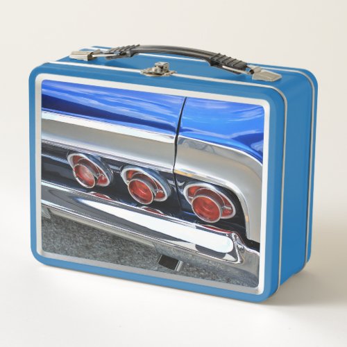 1964 Classic Car Taillights _ Tail Lights Metal Lunch Box