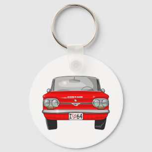 1964 Corvair Front View Keychain