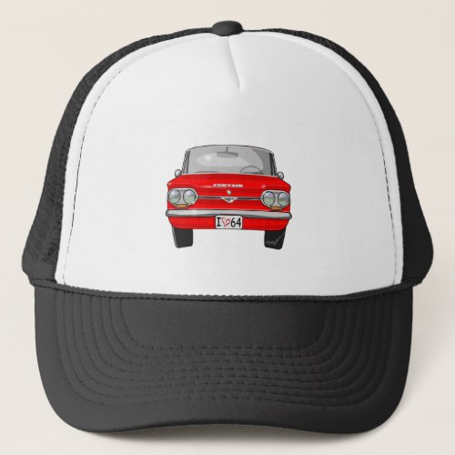 1964 Corvair Front View Trucker Hat