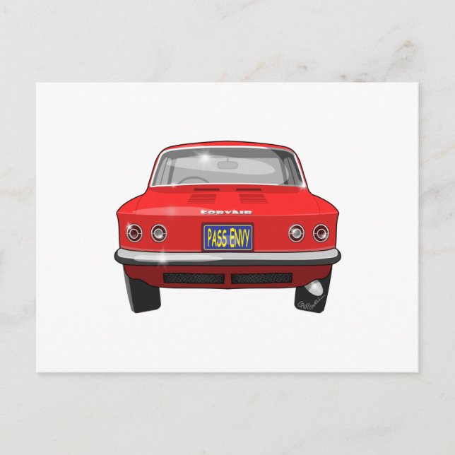 1964 Corvair Pass Envy Postcard (Front)