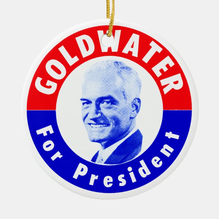 1964 Goldwater for President Christmas Ornaments