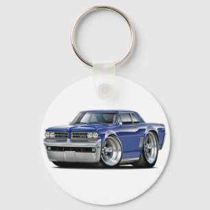1964 GTO Dk Blue Car Keychain