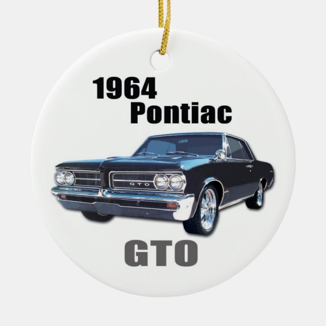 1964 GTO- front Ceramic Ornament (Front)