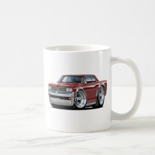 1964 GTO Maroon Car Coffee Mug