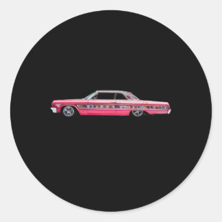 1964 Gypsy Rose Impala Low Rider Kustom Lead Sled Classic Round Sticker