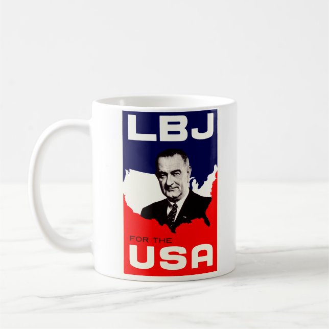1964 LBJ for the USA Coffee Mug (Left)