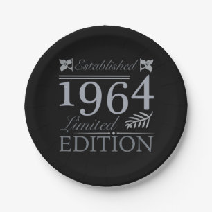 1964 Limited Edition 60 Years Old Paper Plates