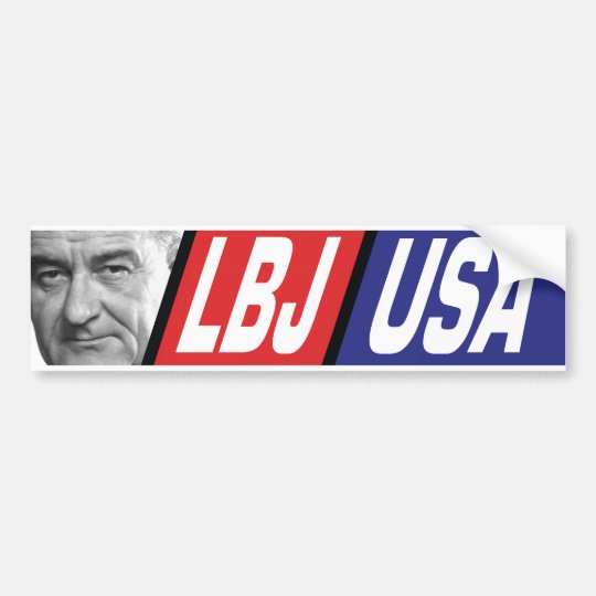 1964 Lyndon Johnson Campaign Bumper Sticker