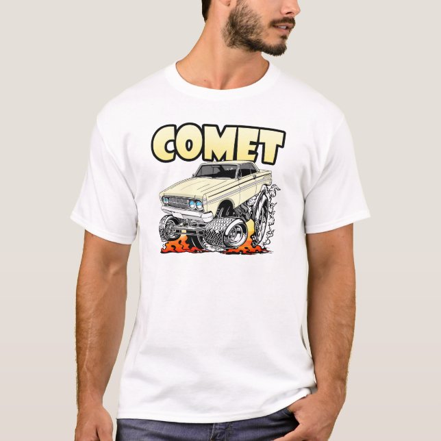 1964 Mercury Comet Gasser Muscle Car Hot Rod T-Shirt (Front)