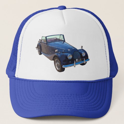 1964 Morgan Plus 4 Convertible Sports Car Trucker Hat