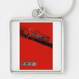 1964 Oldsmobile 442 poster reproduction Keychain