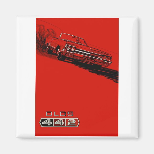 1964 Oldsmobile 442 poster reproduction Magnet (Front)