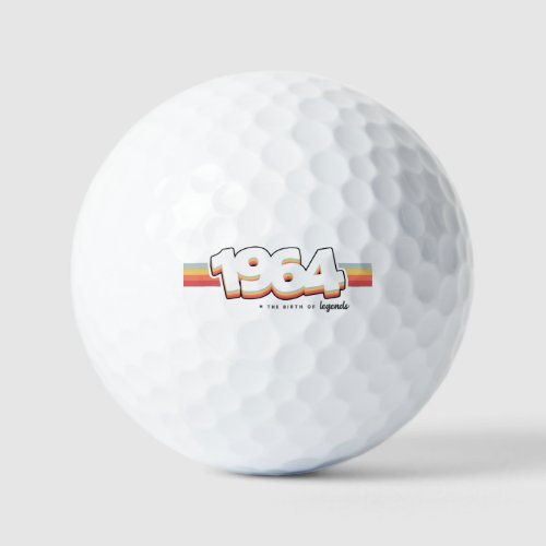 1964 The birth of legends Golf Balls