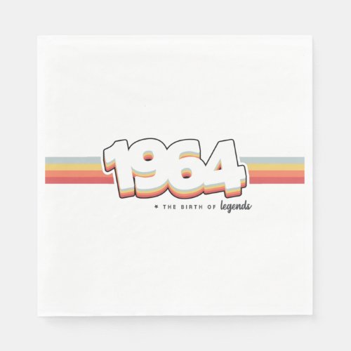 1964 The birth of legends Napkins