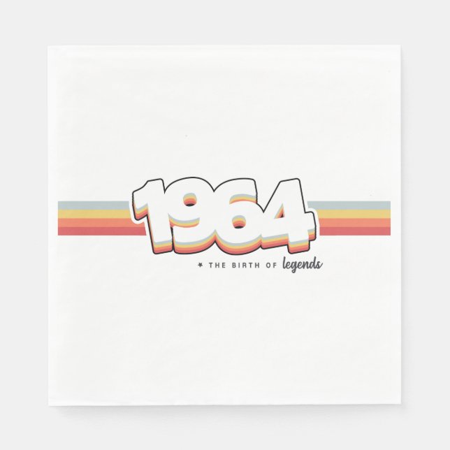 1964 The birth of legends Napkins (Front)