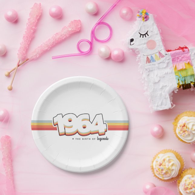 1964 The birth of legends Paper Plates (Party)