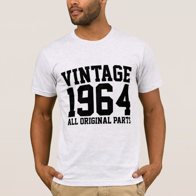 1964 VINTAGE BIRTHDAY T-shirts (Front)