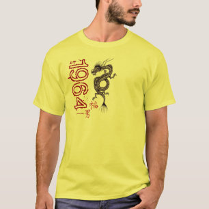 1964 year of Chinese dragon graphic art t-shirt