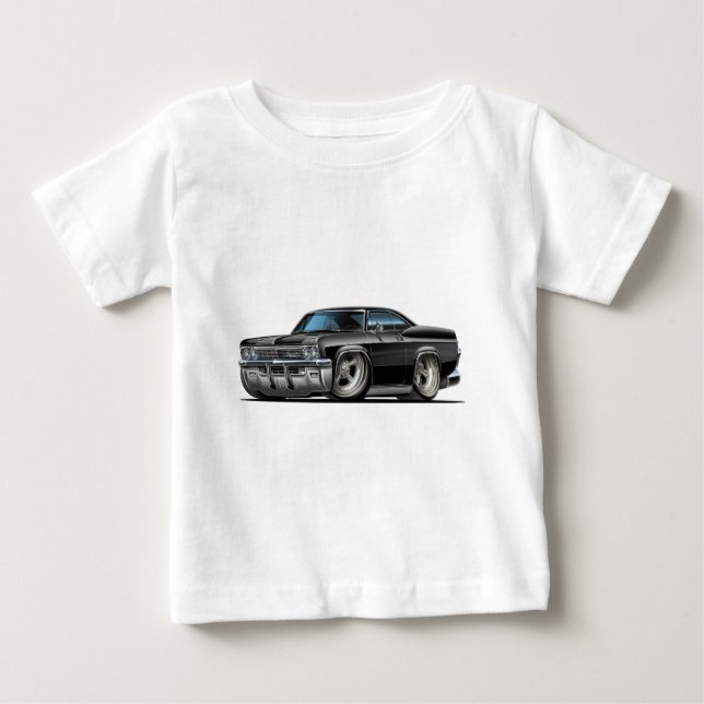 1965-66 Impala Black Car Baby T-Shirt (Front)