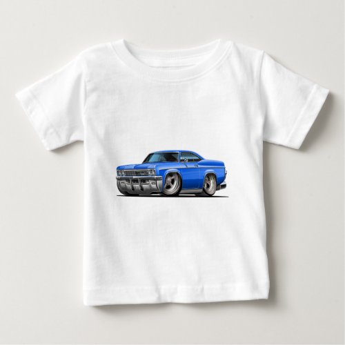 1965_66 Impala Blue Car Baby T_Shirt