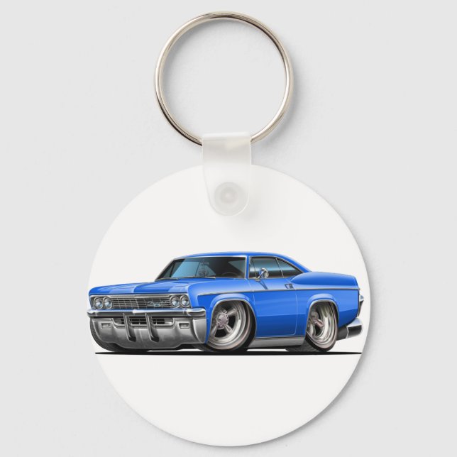 1965-66 Impala Blue Car Keychain (Front)